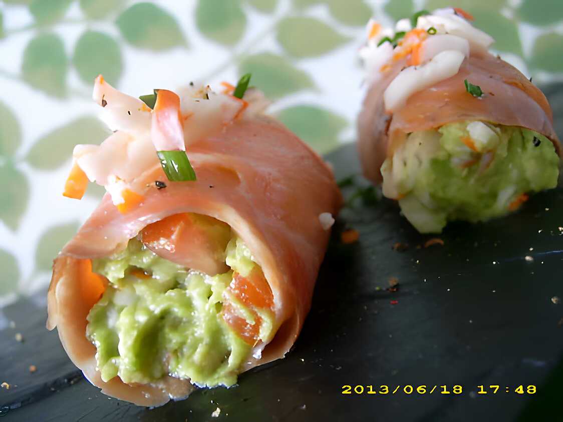 Cannellonis frais de saumon à la chair de crabe (recette minceur)
