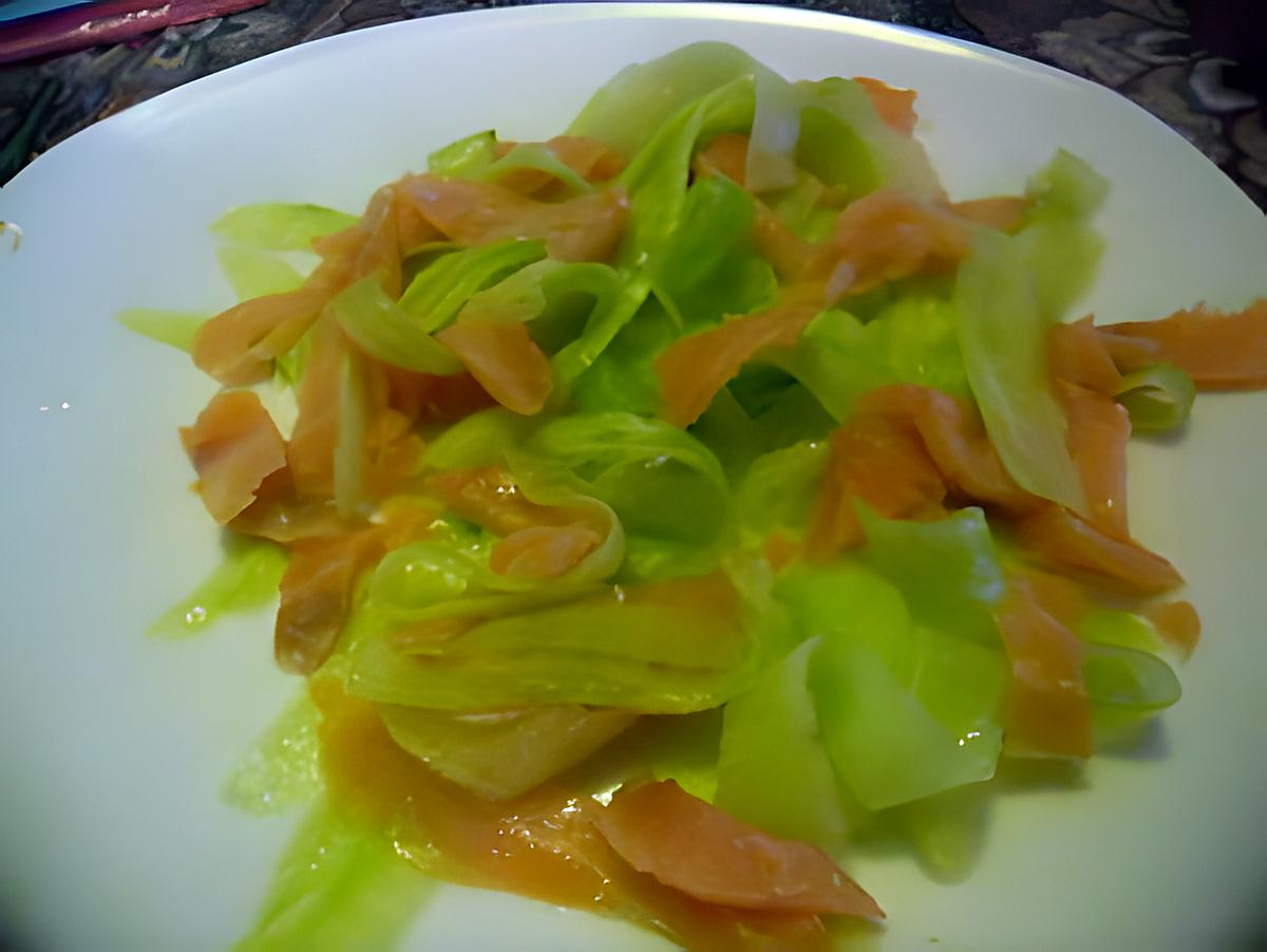 recette concombre saumon en tagliatelles