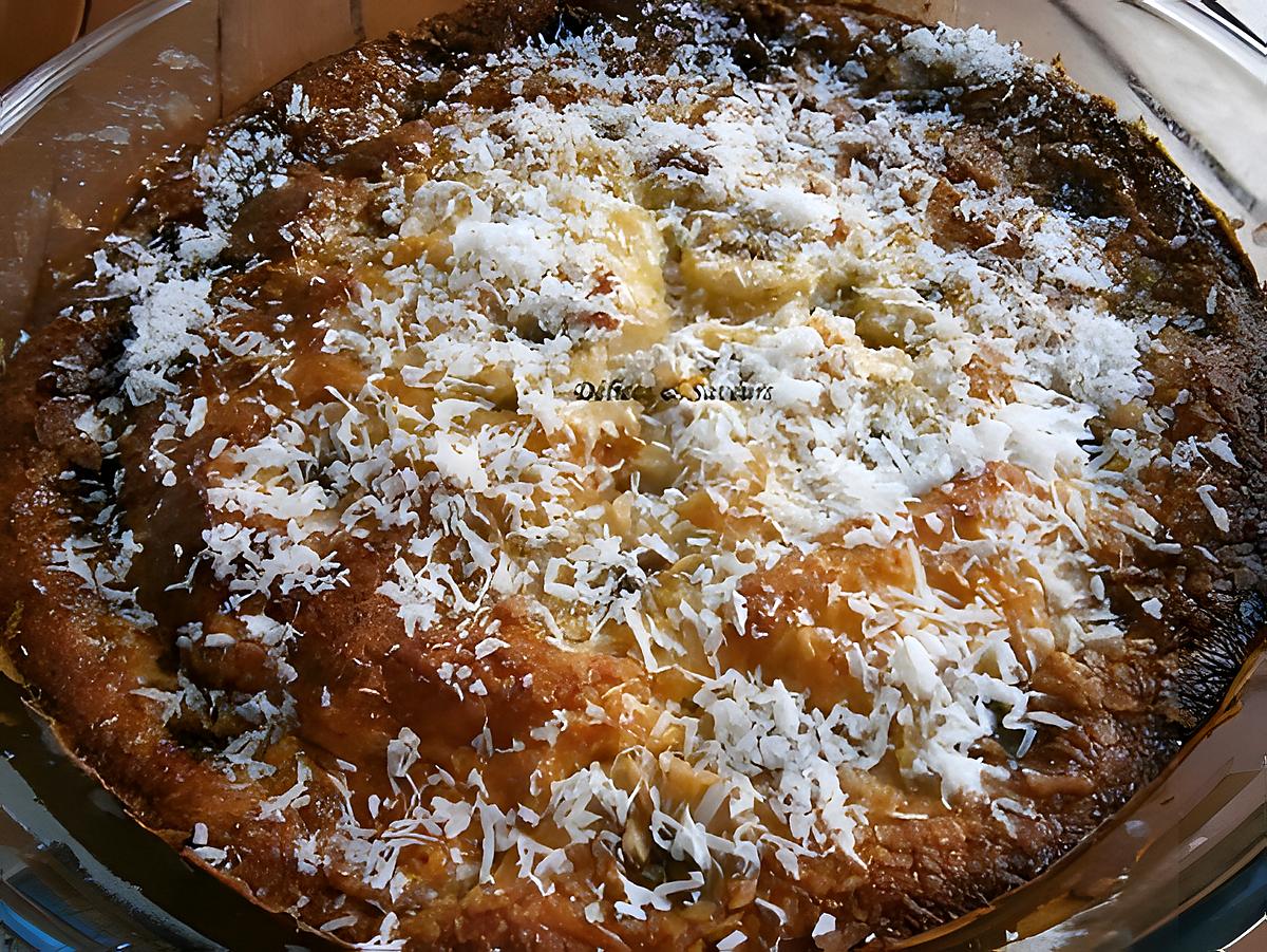 recette Clafoutis bananes-coco