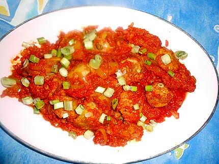 recette Rougail saucisse