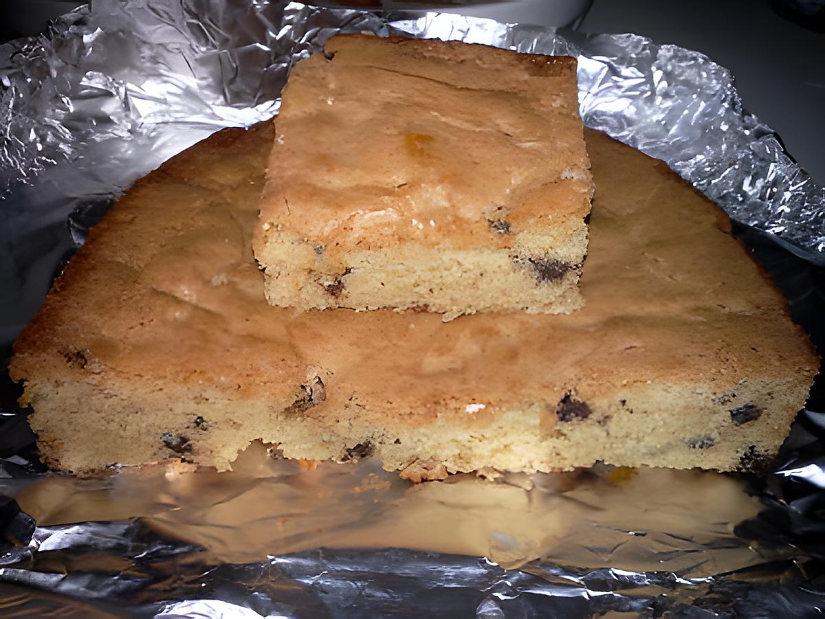 recette BLONDIES PEPITES CHOCO NOIR