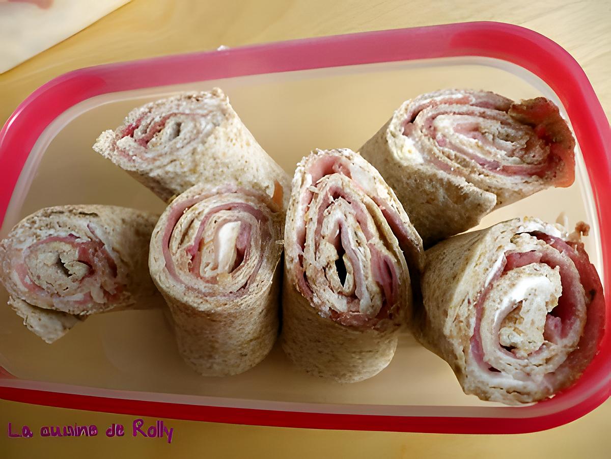 recette Wraps kiri et bacon