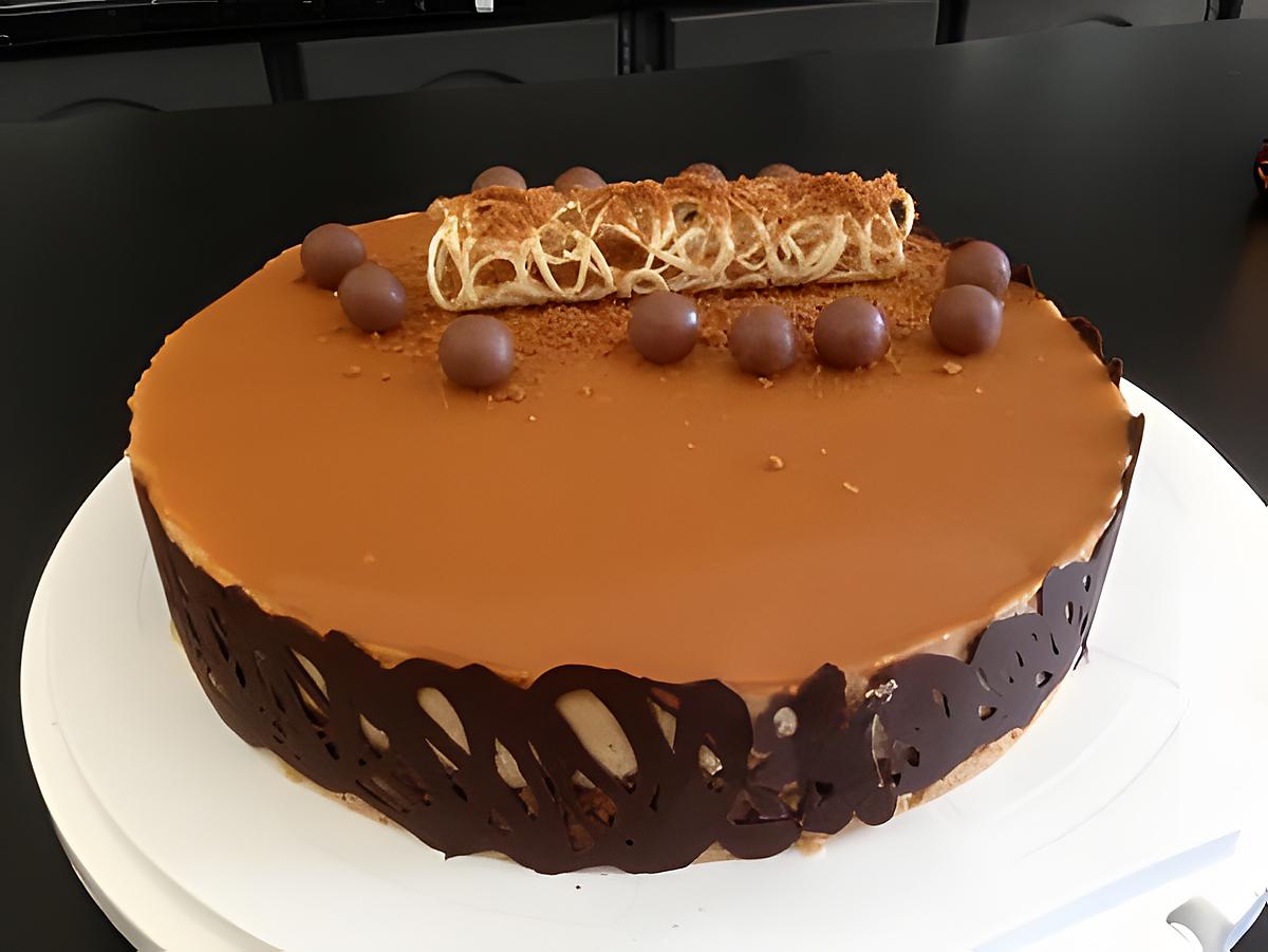 recette Entremet au caramel beurre salé