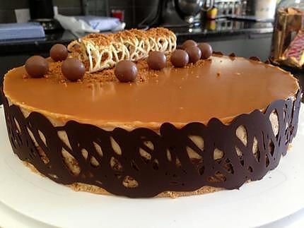 recette Entremet au caramel beurre salé