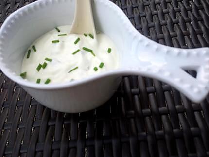 recette Sauce au yaourt et à la ciboulette