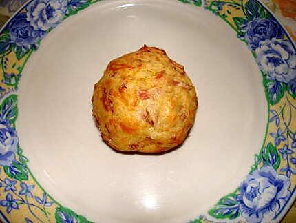 recette Muffins lardons ,oignons