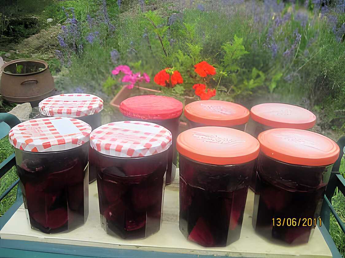 Stérilisation Des Betteraves Rouges Sans Eau