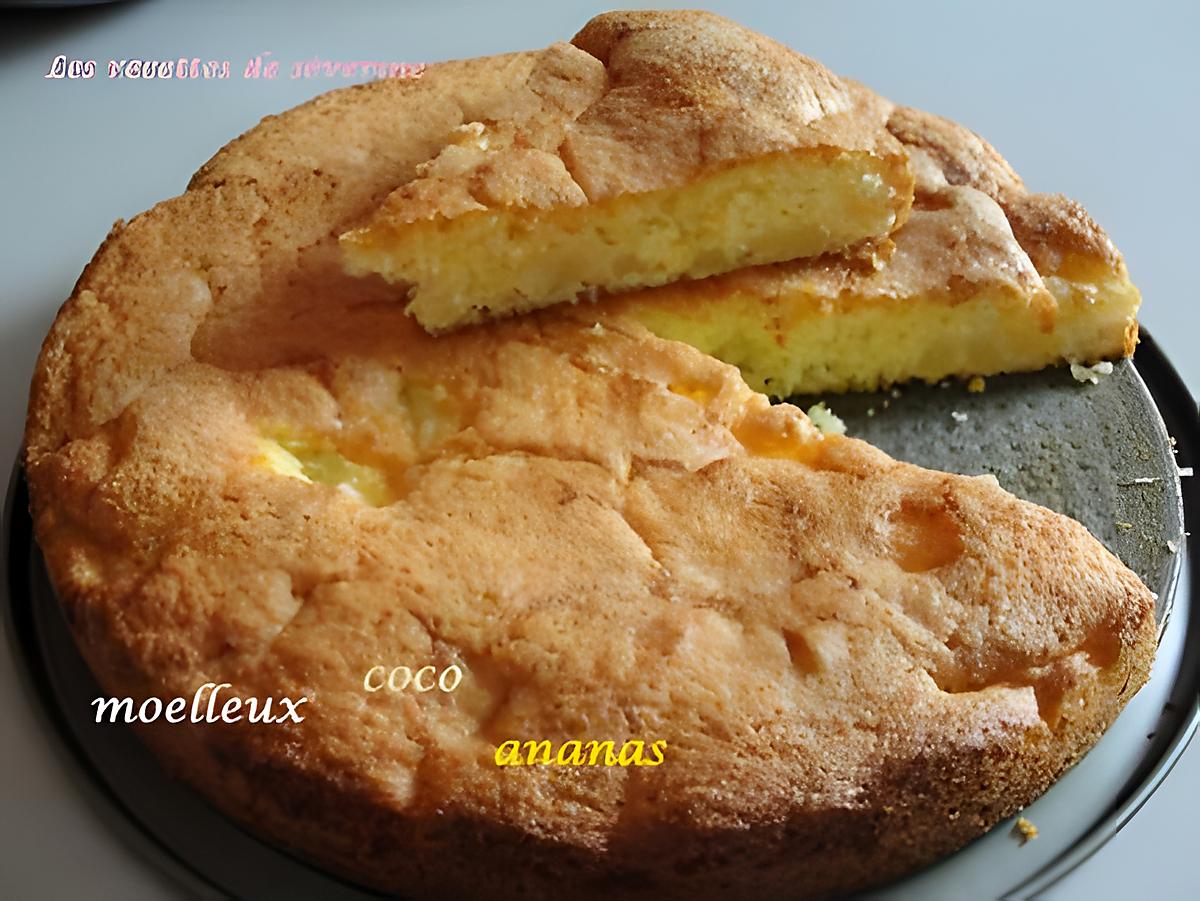 recette moelleux coco ananas