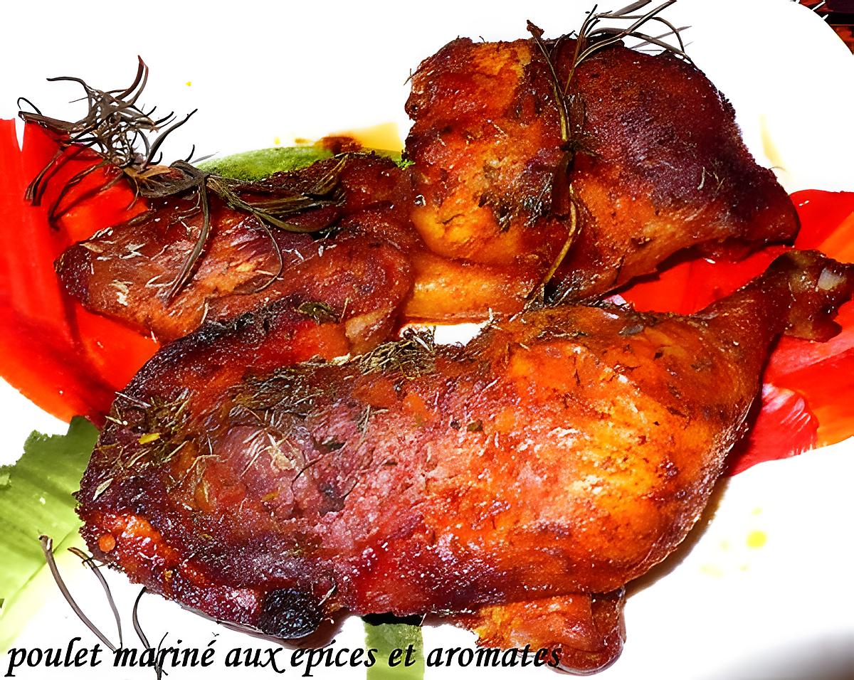 recette poulet aux épices et aromates