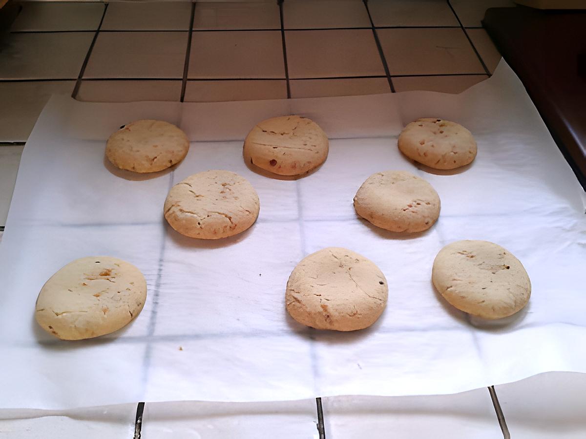 recette Cookies aux pépites de nougatine