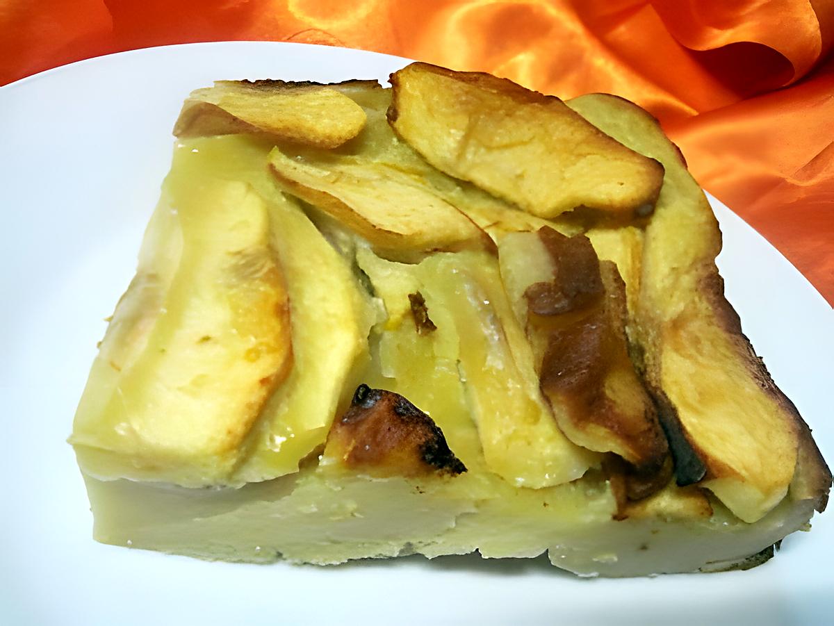 recette Flognarde aux pommes.