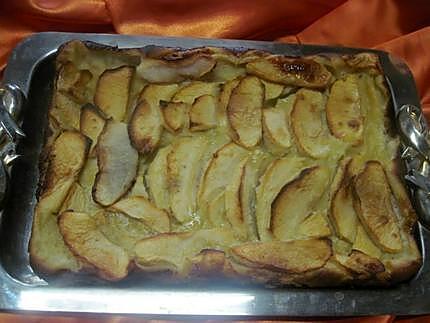 recette Flognarde aux pommes.