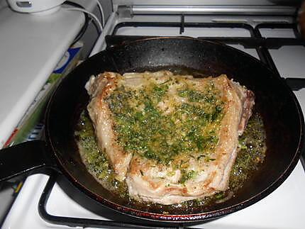 recette AGNEAU   EN CHEMISE  D'HERBES  FRAICHES