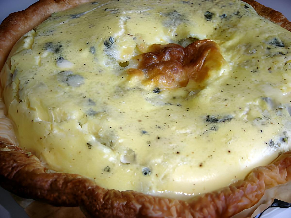 recette Tarte au roquefort