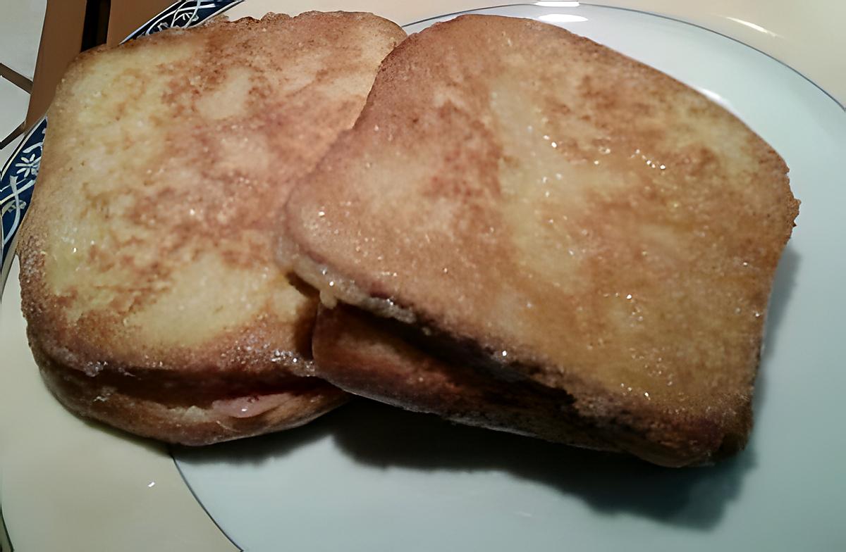 recette Croque-Monsieur poelés