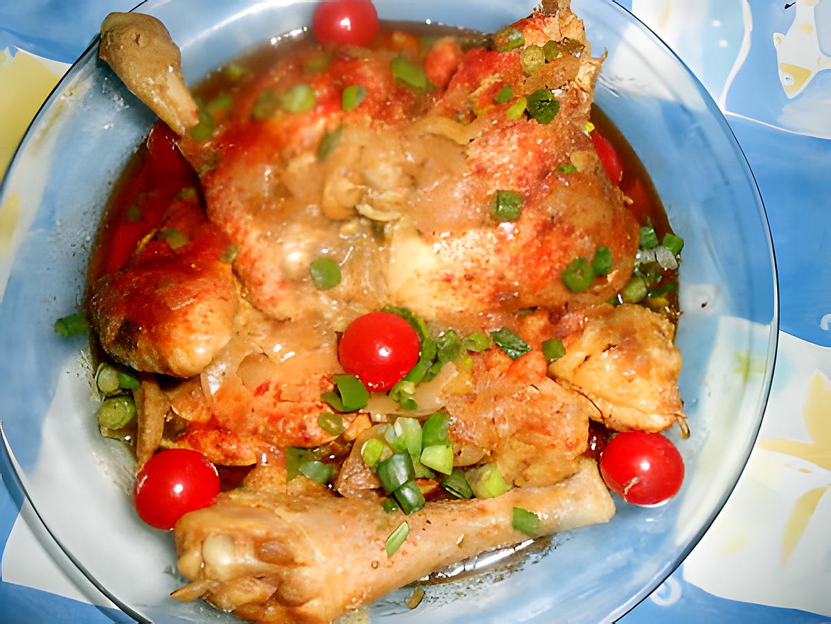 recette Poulet au paprika