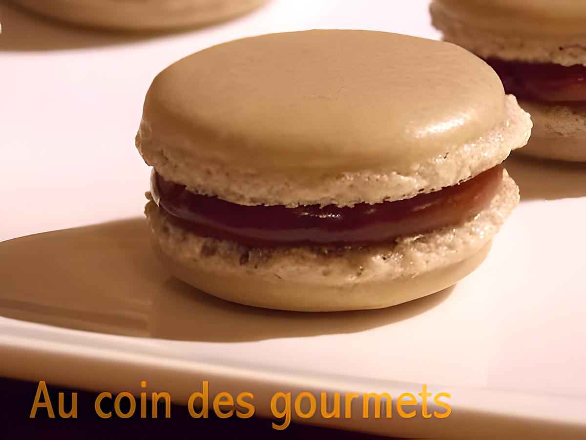 recette Macarons au caramel et sel de Guerande