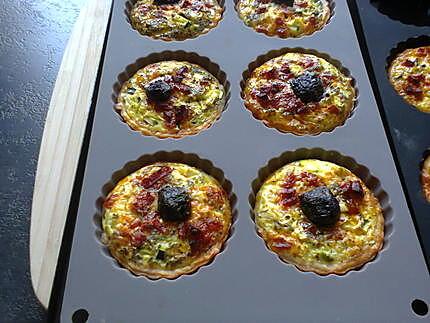 recette tartelettes courgettes chorizo