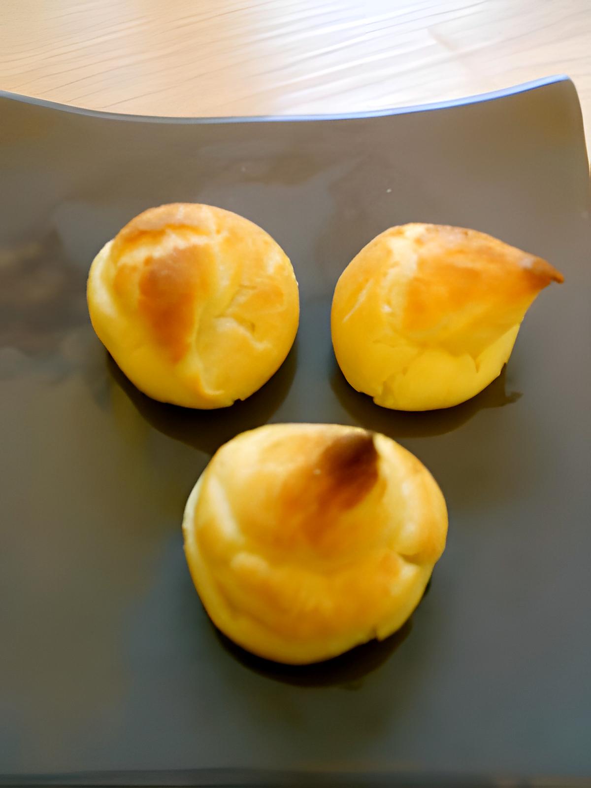 recette CHOUQUETTES SALEES A FARCIR