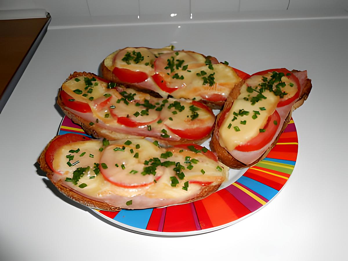 recette Bruschettas au maroilles.