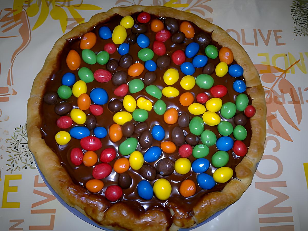 recette Tarte Aux Carambars Et M&M'S (Gâteau Anniversaire)