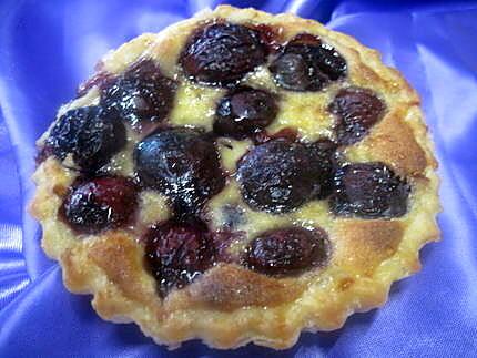 recette Tartelettes à la crème aux cerises.