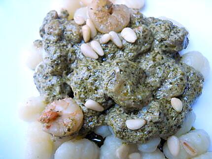 recette GNOCCHI AU PESTO