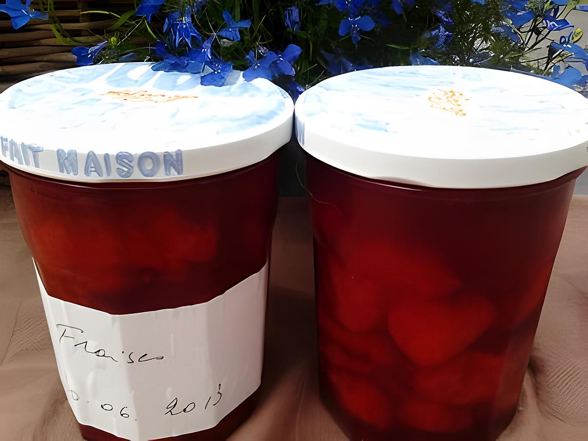 recette confiture aux fraises