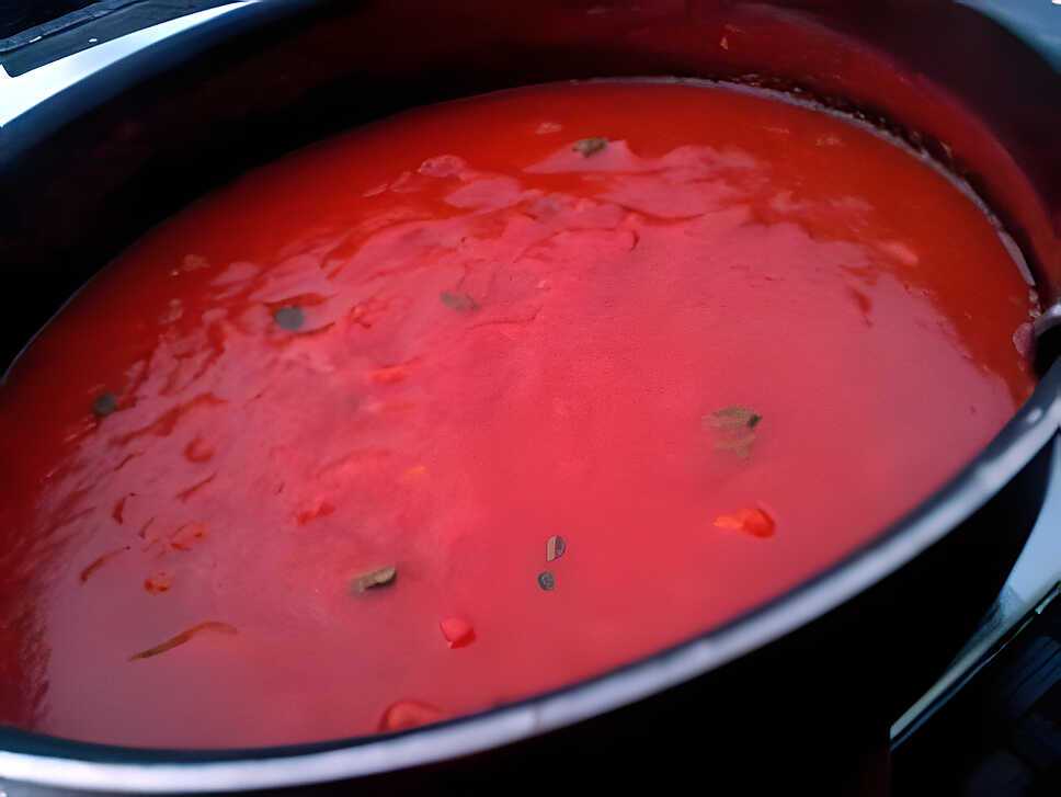 recette Sauce tomate à la menthe