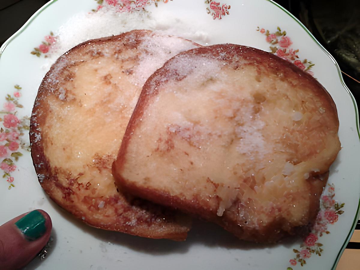 recette Delicieux pain perdu sucré