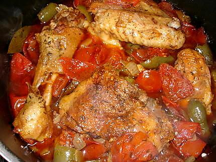 recette le poulet basquaise