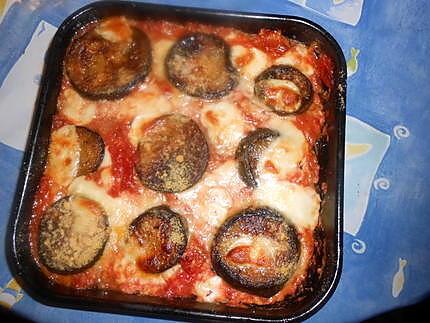 recette Gratin de colin aux aubergines