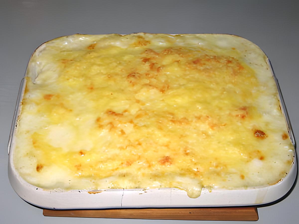 recette GRATIN DE POIREAU AU JAMBON