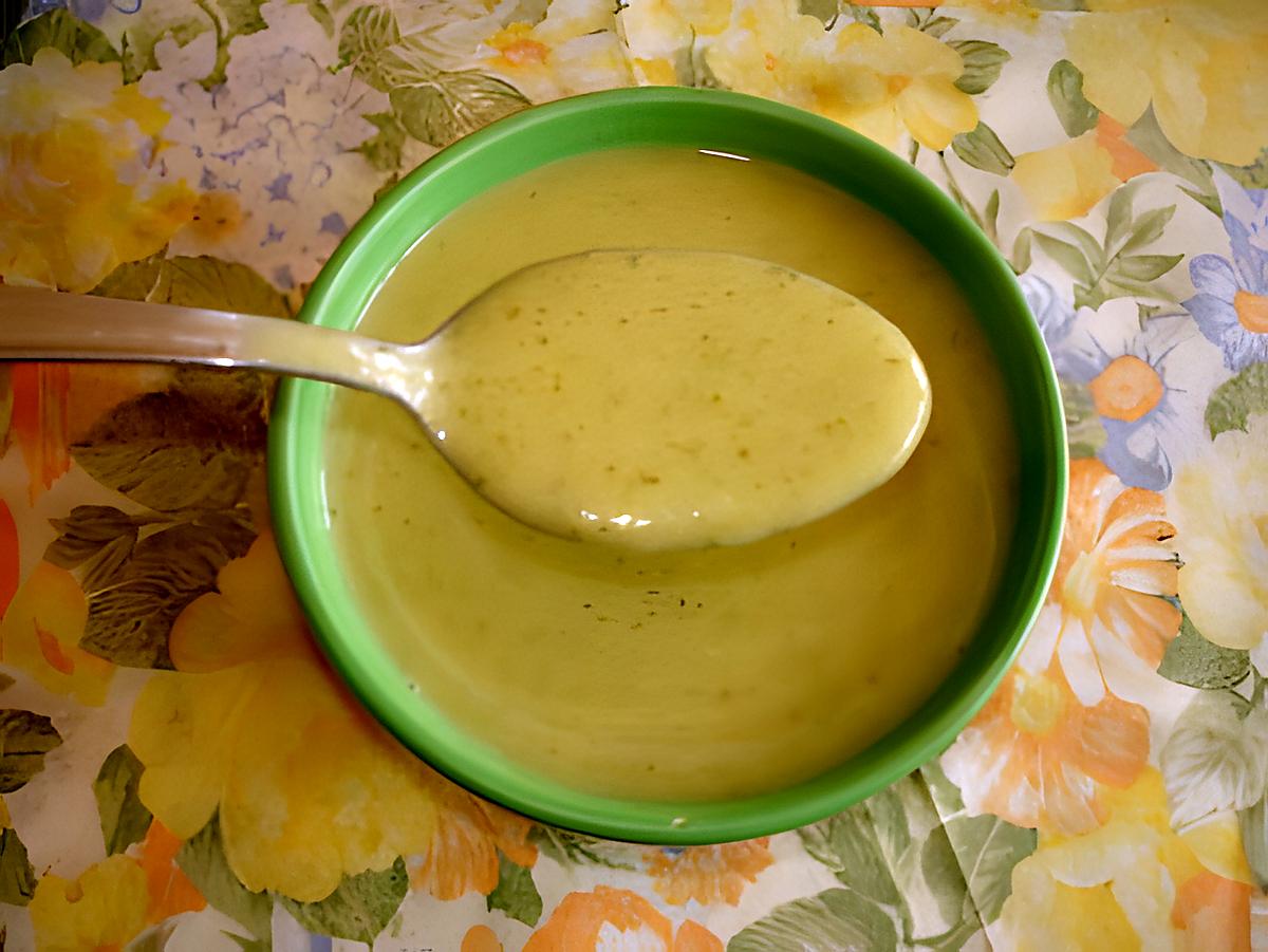 recette Velouté de courgettes aux carrés frais