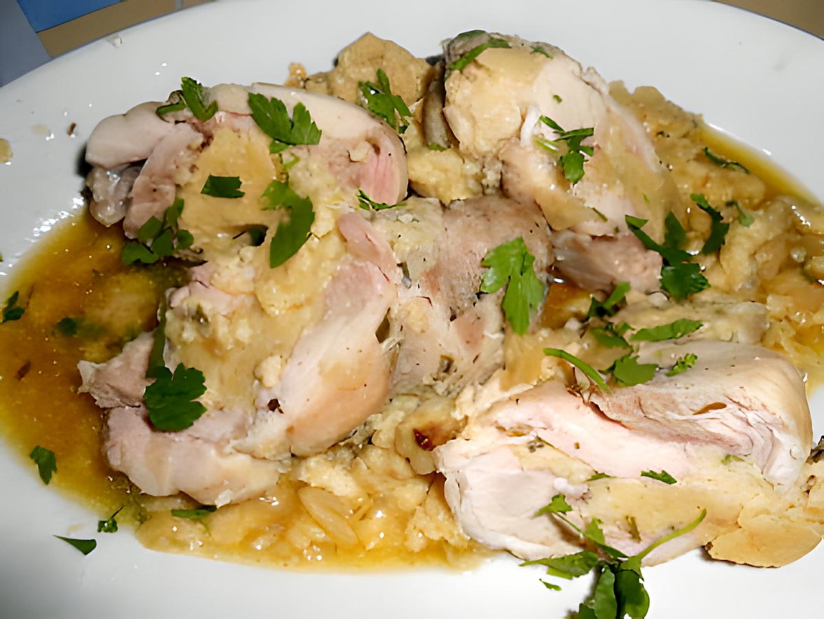 recette CUISSES  DE  POULET  FARCIES MASCARPONE GORGONZOLA