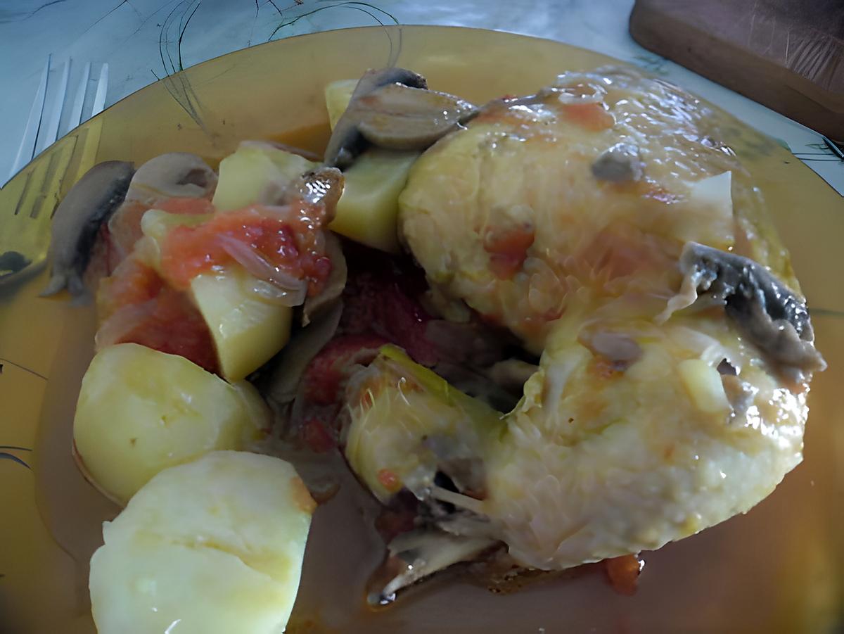 recette poulet mijoté