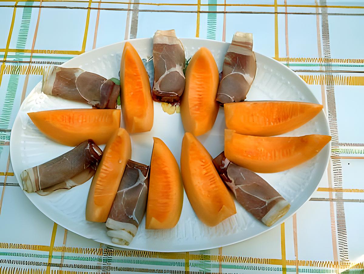 recette Jambon cru au melon