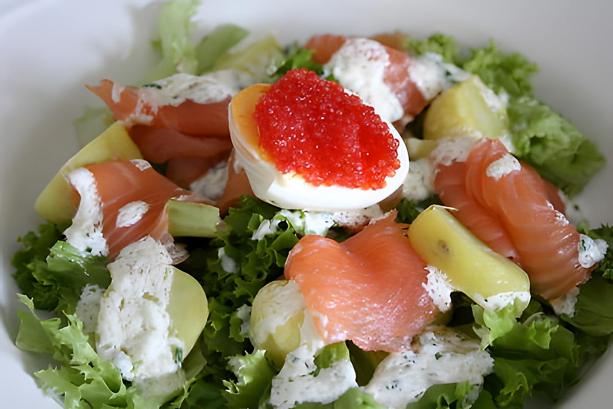 recette Ma salade " Nordique ''