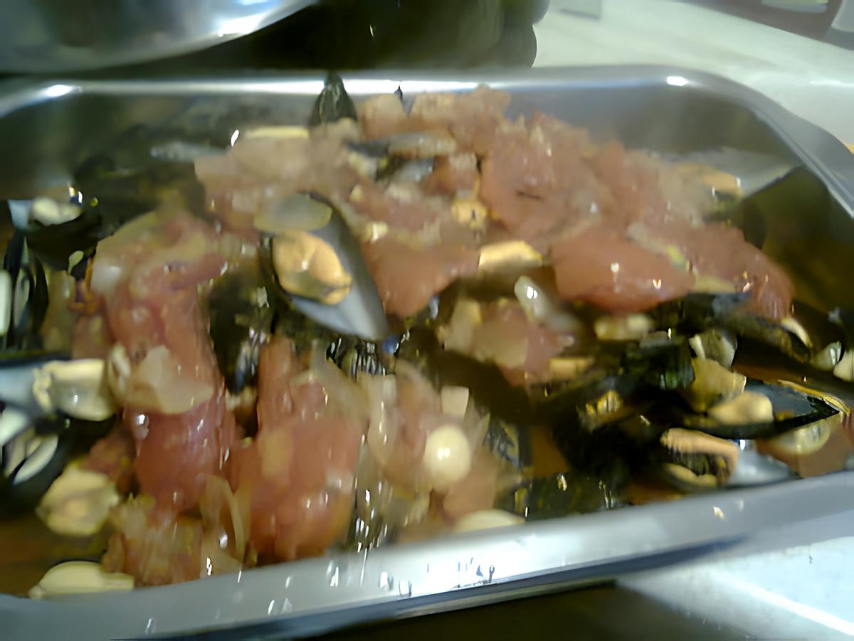 recette Moules sauce tomate
