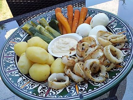 recette Aioli de calamars