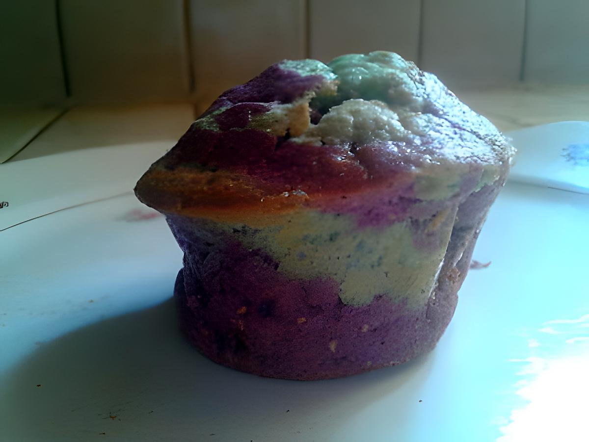 recette muffins marbré pistache/framboises