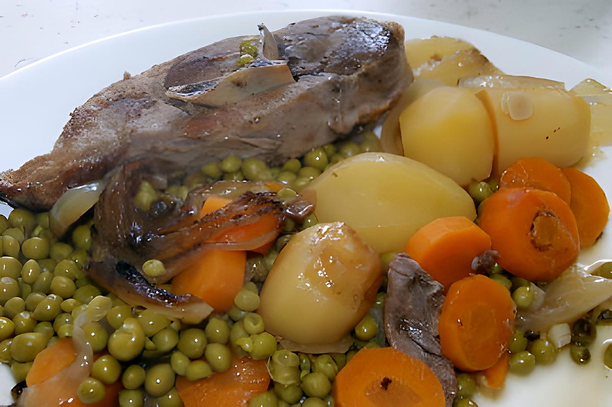 recette Agneau aux petits légumes