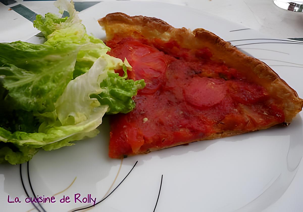 recette Tarte fine tomate basilic de Julie Andrieu