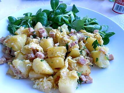 recette PATATE  ALLA  CARBONARA