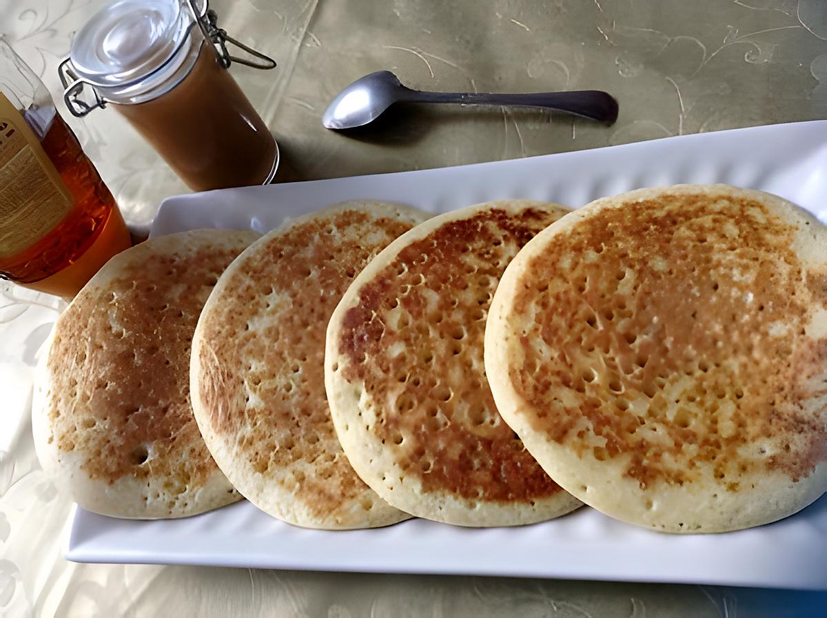 recette Pancakes à la confiture de rhubarbe