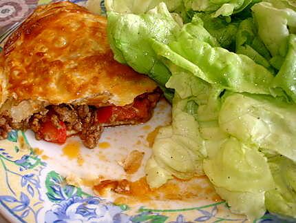 recette Chausson à la bolognaise