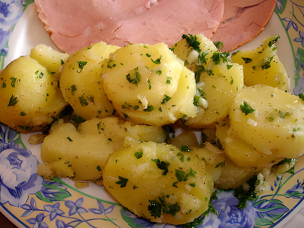 recette Pomme de terre en salade