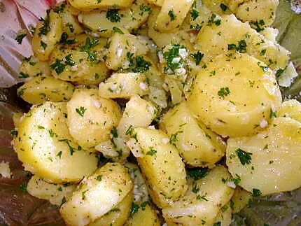 recette Pomme de terre en salade