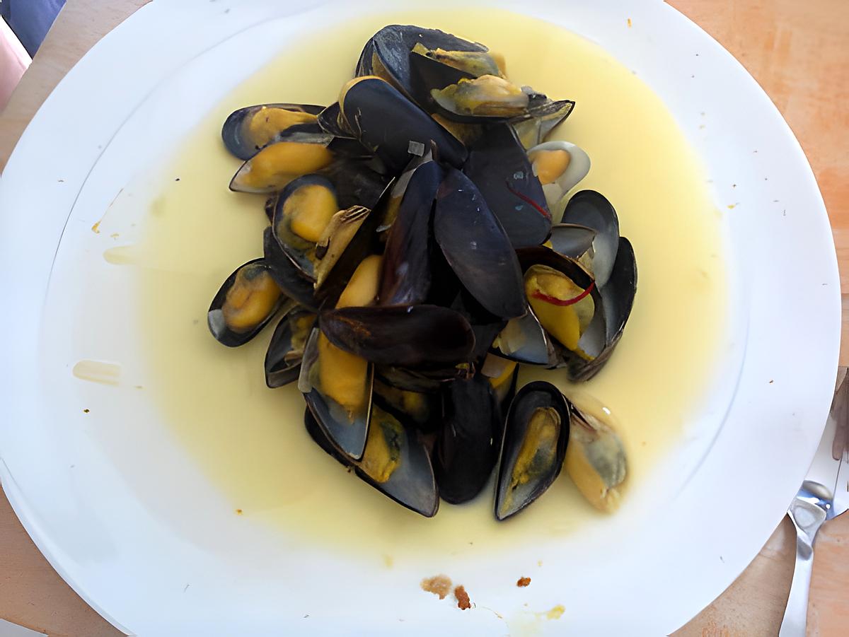 recette moules au safran