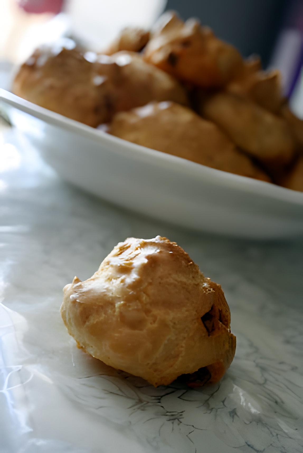 recette Gougère gruyère / chorizo